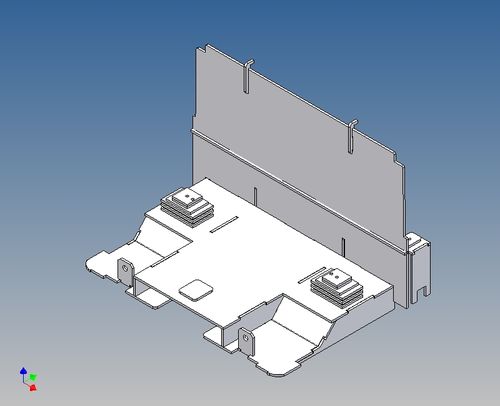 Fahrerhausboden-Bausatz für Scania Hauber/Torpedo (M1:14) - Trennwand