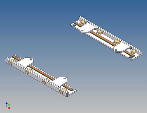 LED-Leisten Paar (2 Stück) M1:14 für die Staukiste 100 für Tamiya Kühlauflieger mit Stecktüren