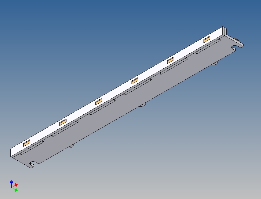 LED-Leistenpaar für Vollprofilstaukiste zu TAMIYA Scania 3-Achser M1:14 LLS3V 