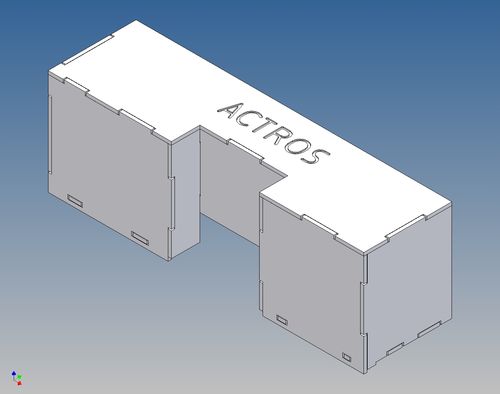 Elektronikbox für Tamiya Mercedes Actros (M1:14)