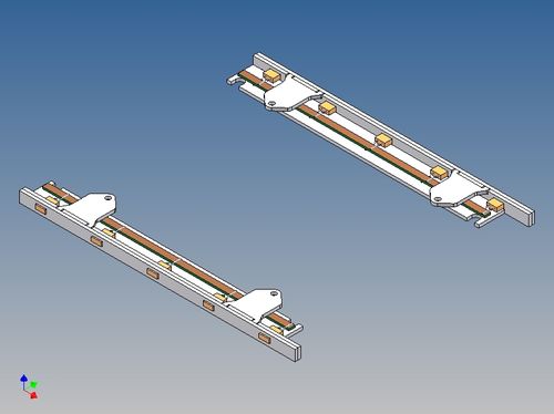 LED-Leistenpaar zu Vollprofilstaukiste für Tamiya Actros 3-Achser M1:14
