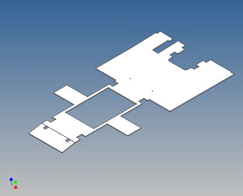 Rahmenabdeckung für Tamiya MAN TGX 3-Achser M1:14 mit Servo- und Sattelplattenausschnitt