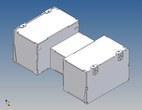 Staubox für TAMIYA Kühlauflieger statt Reserveradhalter M1:14