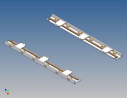 LED-Leisten Paar (2 Stück) abgestimmt auf die Carson Staukisten L=180mm