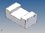 Staubox mit Klappdeckel passend für Carson Trailerrahmen M1:14 L=100mm, H=66mm