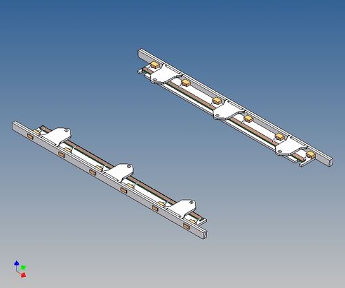 LED-Leistenpaar zu Vollprofilstaukiste für Tamiya Volvo 2-Achser M1:14