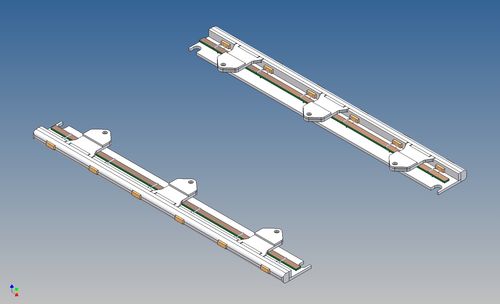 LED-Leistenpaar zu orig. Seitenstaukiste für Tamiya Scania 2-Achser M1:14